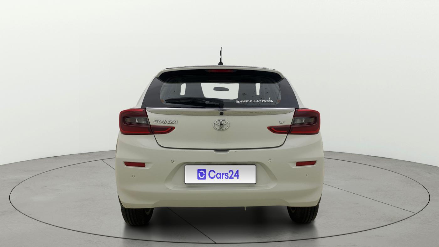 2025 Toyota Glanza V AMT, Petrol, Automatic, 2,344 km, Back/Rear