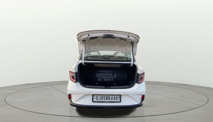 2020 Hyundai AURA SX 1.2, CNG, Manual, 55,457 km, Boot Door Open