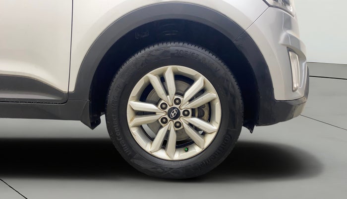 2017 Hyundai Creta SX PLUS 1.6 PETROL, Petrol, Manual, 1,29,390 km, Right Front Wheel