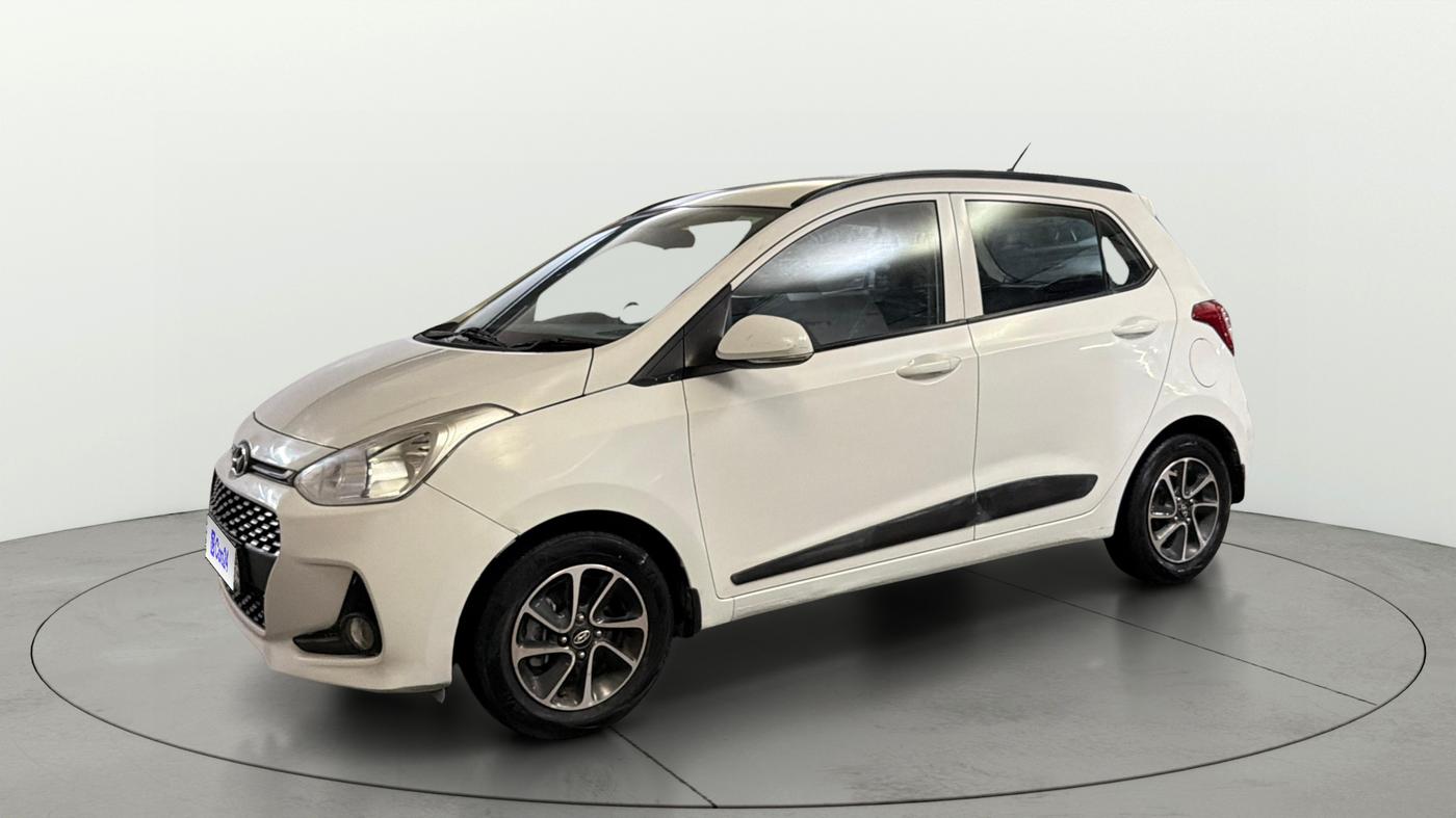 2018 Hyundai Grand i10 SPORTZ AT 1.2 KAPPA VTVT, Petrol, Automatic, 53,918 km, Left Front Diagonal