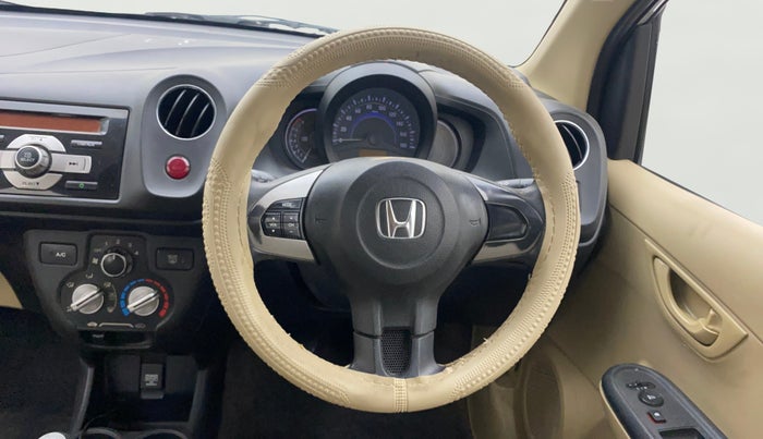 2014 Honda Brio S MT, Petrol, Manual, 83,992 km, Steering Wheel Close Up