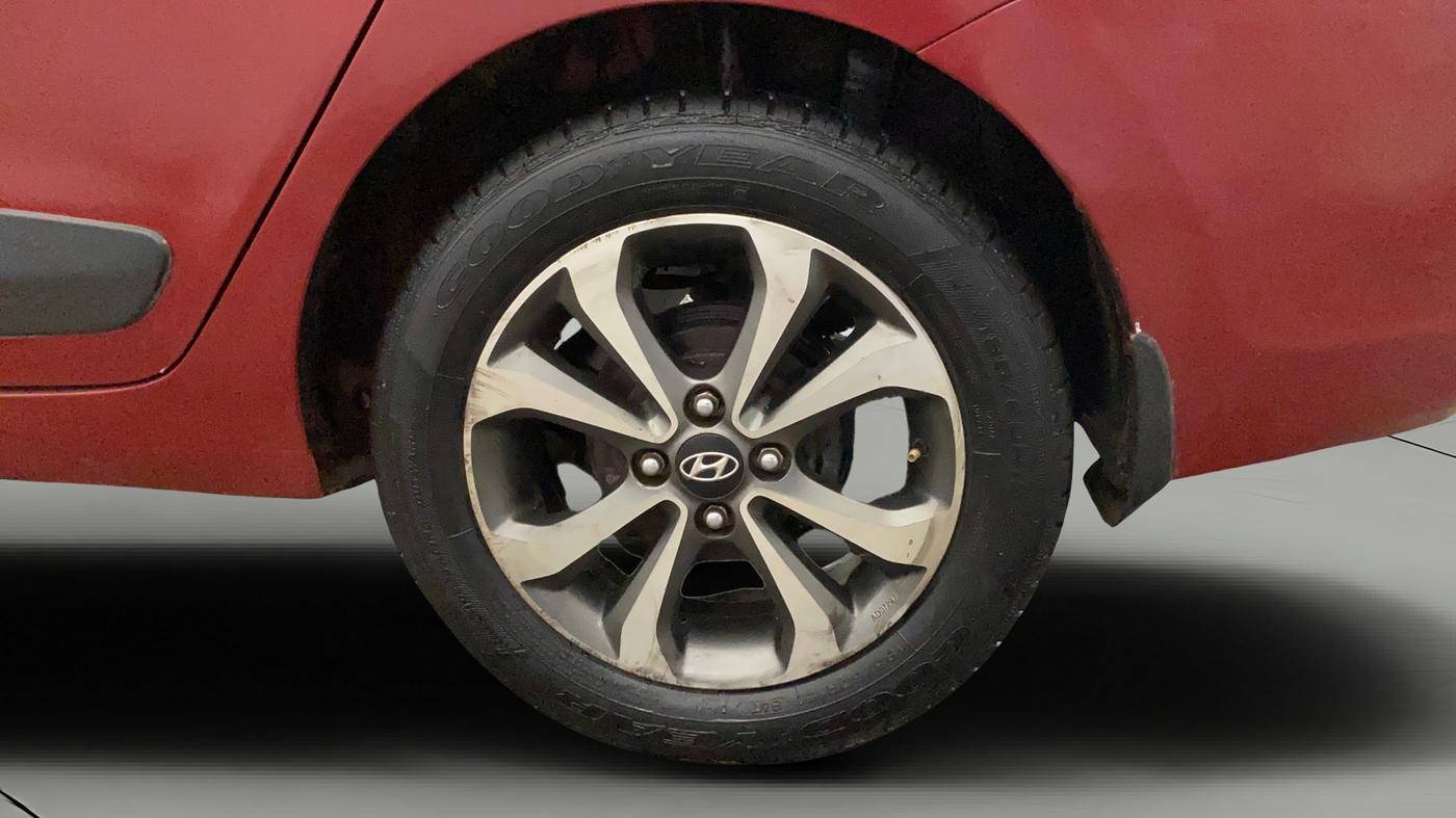 2014 Hyundai Xcent SX 1.2 (O), Petrol, Manual, 60,041 km, Left Rear Wheel
