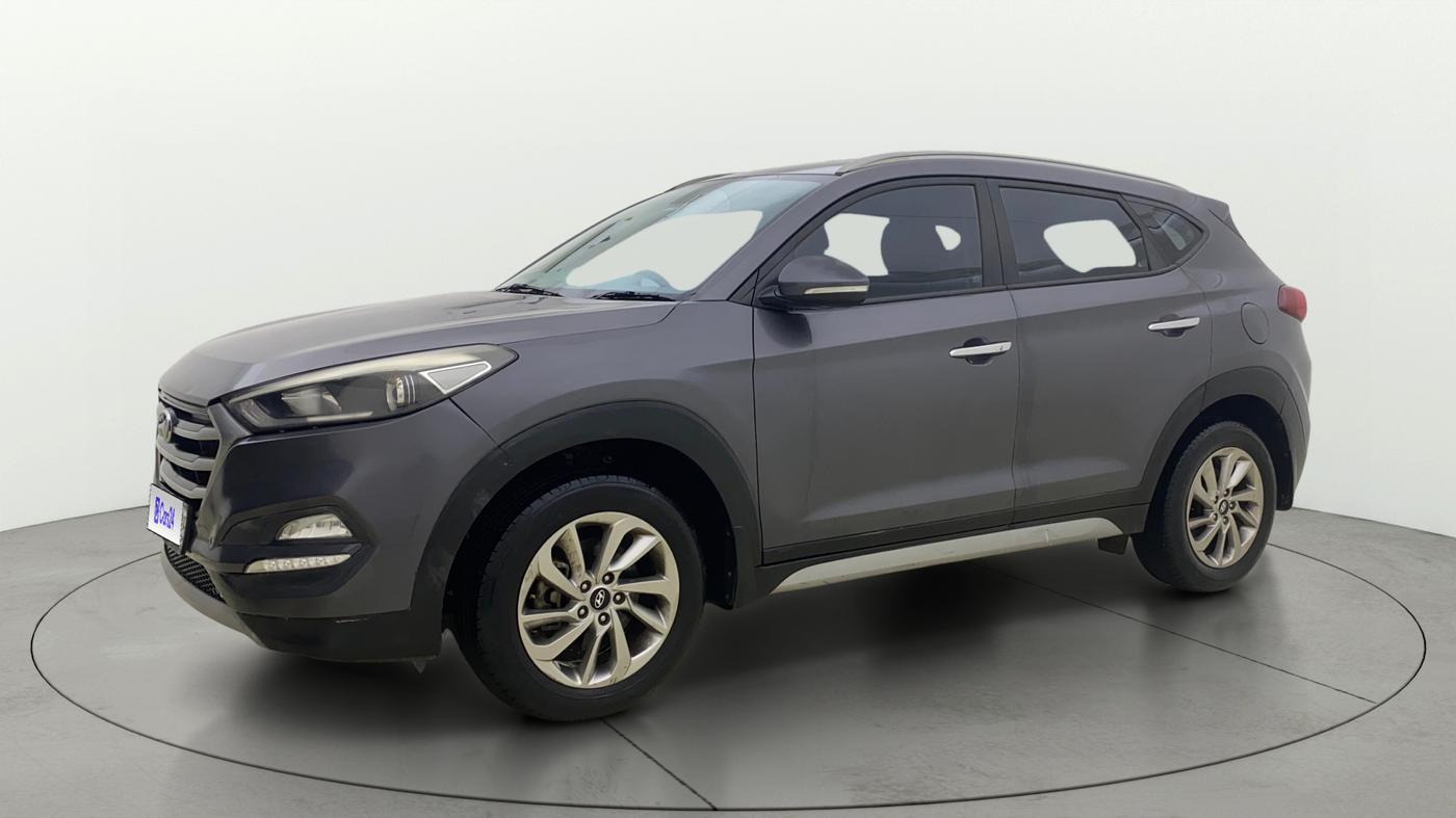 2017 Hyundai Tucson 2WD MT DIESEL, Diesel, Manual, 1,03,829 km, Left Front Diagonal
