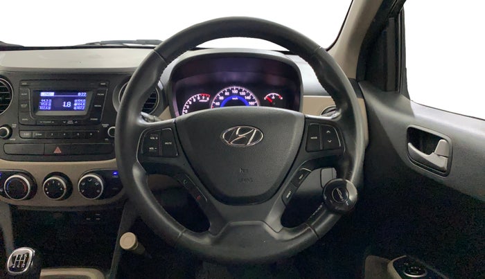 2016 Hyundai Grand i10 ASTA (O) 1.2 KAPPA VTVT, Petrol, Manual, 97,601 km, Steering Wheel Close Up
