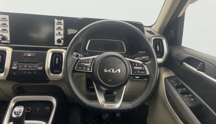 2022 KIA SONET HTX 1.0 IMT, Petrol, Manual, 41,709 km, Steering Wheel Close Up