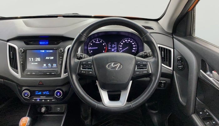 2018 Hyundai Creta SX 1.6 PETROL DUAL TONE, Petrol, Manual, 41,824 km, Steering Wheel Close Up