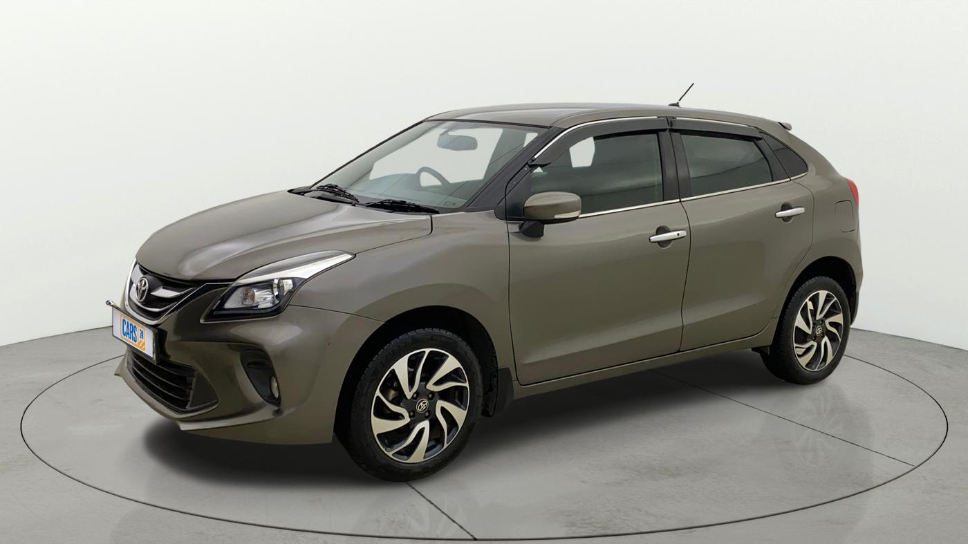 2019 Toyota Glanza V, Petrol, Manual, 64,808 km, Left Front Diagonal