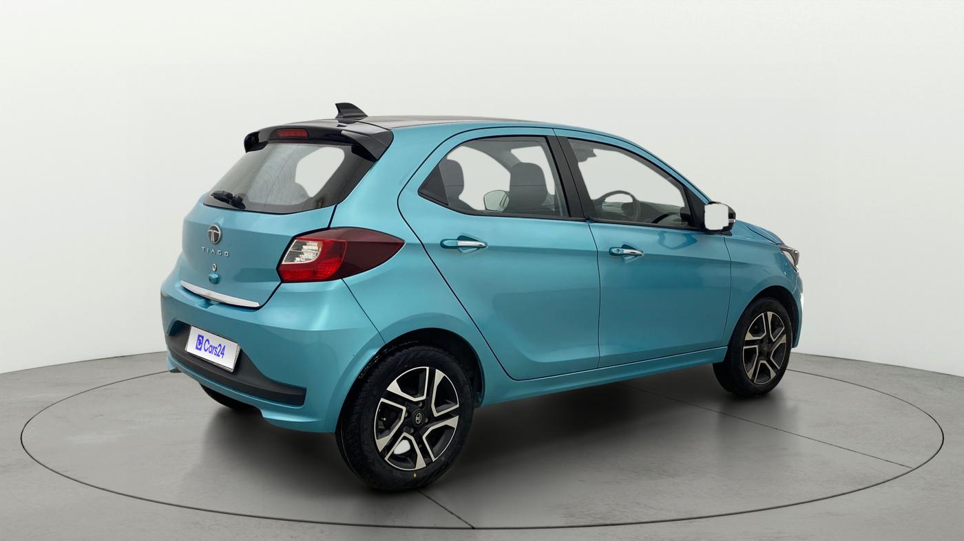 2025 Tata Tiago XZ PLUS PETROL, Petrol, Manual, 4,649 km, Right Back Diagonal