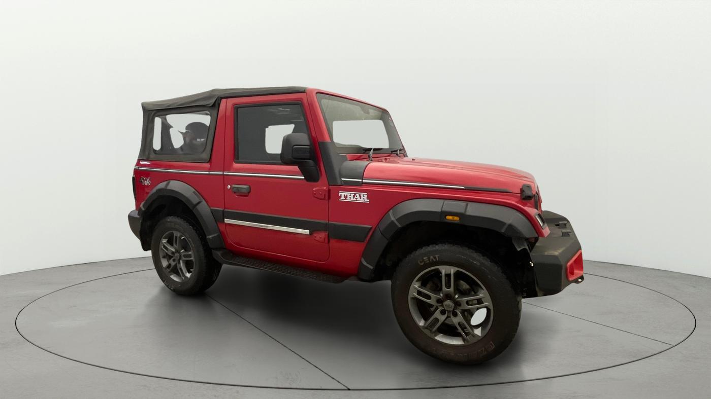 2021 Mahindra Thar LX  P 4WD AT CONVERTIBLE, Petrol, Automatic, 39,461 km, Right Front Diagonal