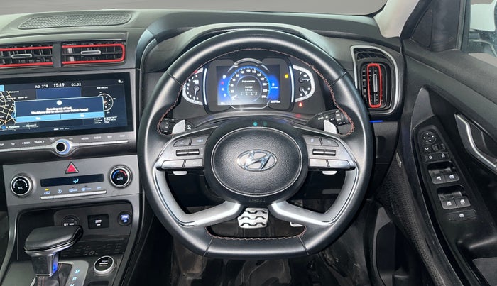 2020 Hyundai Creta SX (O) 1.4 TURBO DCT, Petrol, Automatic, 28,568 km, Steering Wheel Close Up