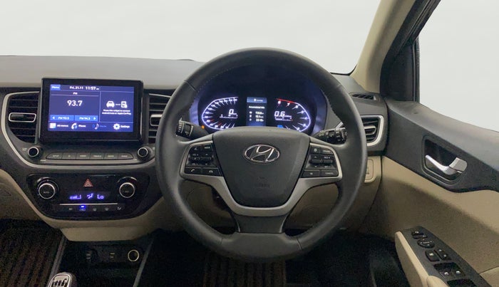 2021 Hyundai Verna SX 1.5 VTVT, Petrol, Manual, 32,305 km, Steering Wheel Close Up