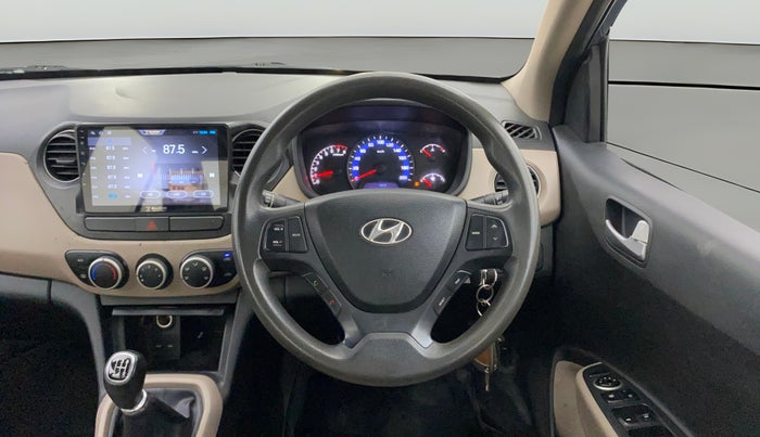 2014 Hyundai Xcent S (O) 1.2, Petrol, Manual, 1,40,022 km, Steering Wheel Close Up