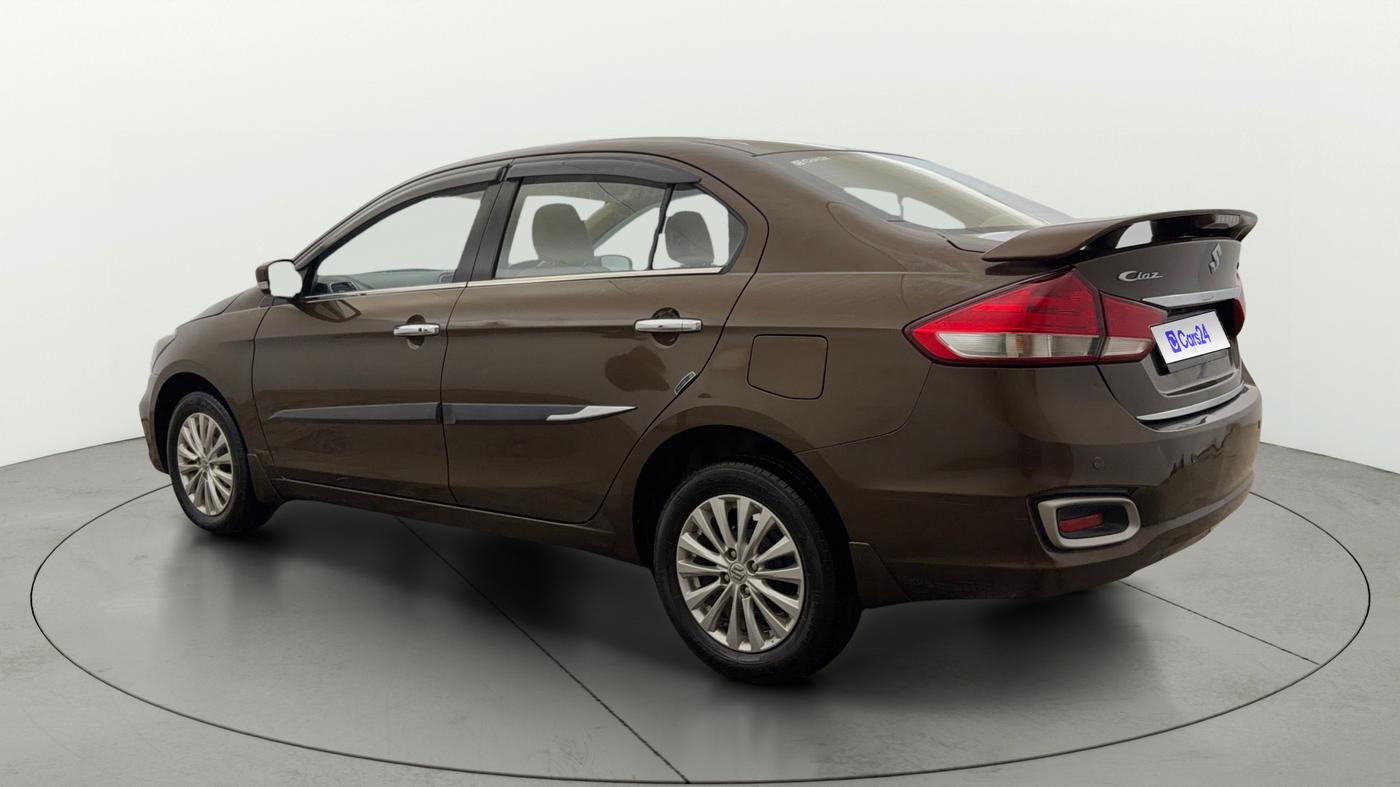 2021 Maruti Ciaz ZETA AT 1.5  SHVS PETROL, Petrol, Automatic, 44,799 km, Left Back Diagonal