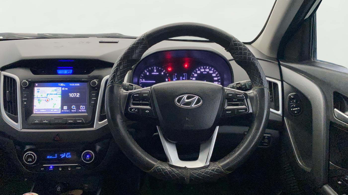 2019 Hyundai Creta SX 1.6 DIESEL DUAL TONE, Diesel, Manual, 74,949 km, Steering Wheel Close Up