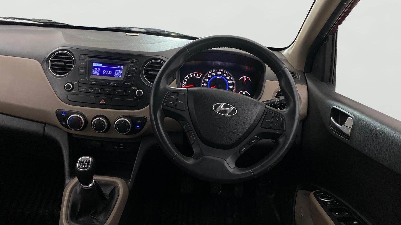 2016 Hyundai Grand i10 ASTA 1.2 KAPPA VTVT, Petrol, Manual, 37,584 km, Steering Wheel Close Up