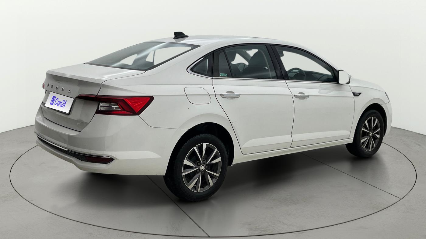 2023 Skoda SLAVIA STYLE 1.0L TSI AT, Petrol, Automatic, 42,661 km, Right Back Diagonal