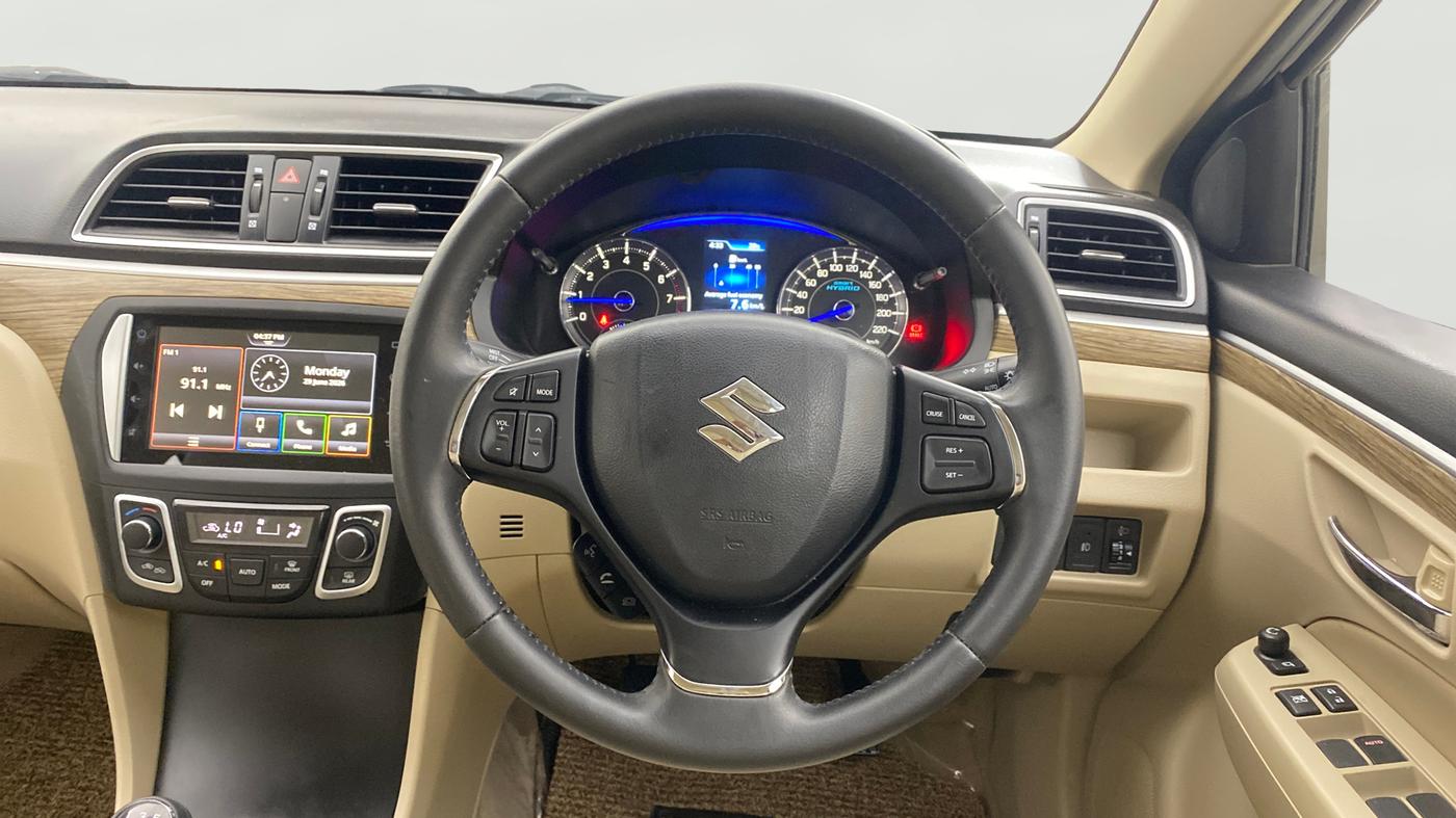 2025 Maruti Ciaz ALPHA 1.5 SHVS PETROL, Petrol, Manual, 9,785 km, Steering Wheel Close Up
