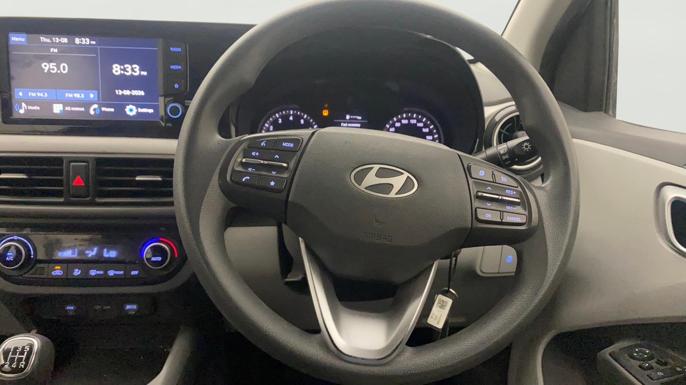 2023 Hyundai GRAND I10 NIOS SPORTZ 1.2 KAPPA VTVT, Petrol, Manual, 12,664 km, Steering Wheel Close Up