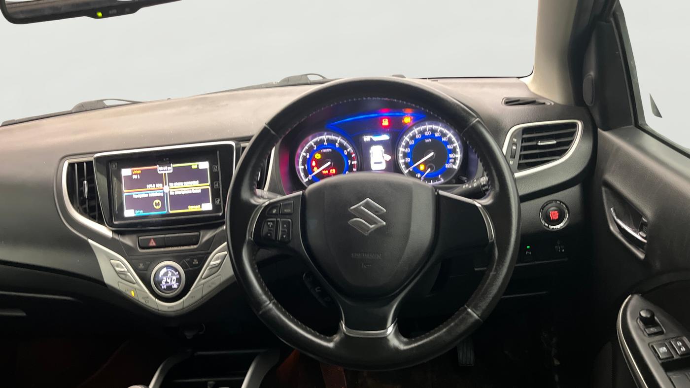 2016 Maruti Baleno ALPHA PETROL 1.2, Petrol, Manual, 27,261 km, Steering Wheel Close Up