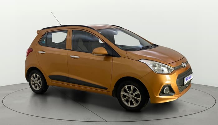 2016 Hyundai Grand i10 ASTA (O) 1.2 KAPPA VTVT, Petrol, Manual, 1,00,955 km, Right Front Diagonal