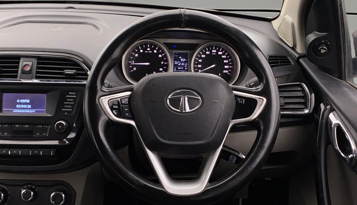 2016 Tata Tiago XZ PETROL, Petrol, Manual, 1,21,915 km, Steering Wheel Close Up