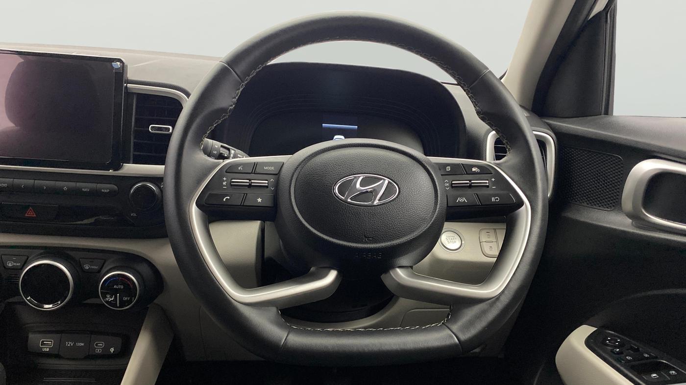 2023 Hyundai VENUE SX (O) MT 1.0 Turbo, Petrol, Manual, 12,162 km, Steering Wheel Close Up