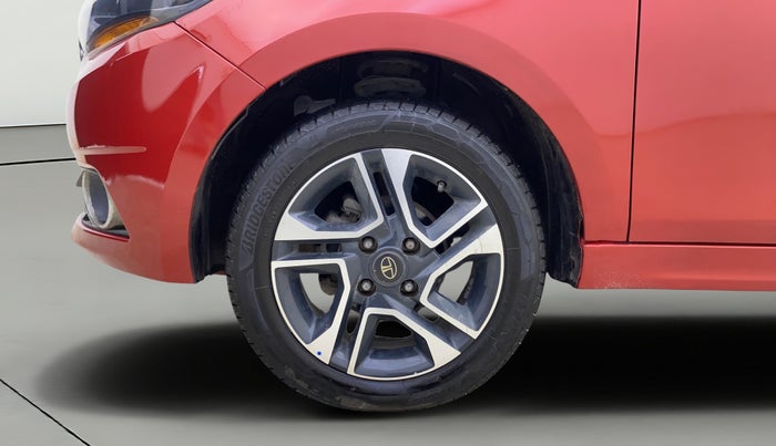 2017 Tata TIGOR XZA PETROL, Petrol, Automatic, 35,578 km, Left Front Wheel