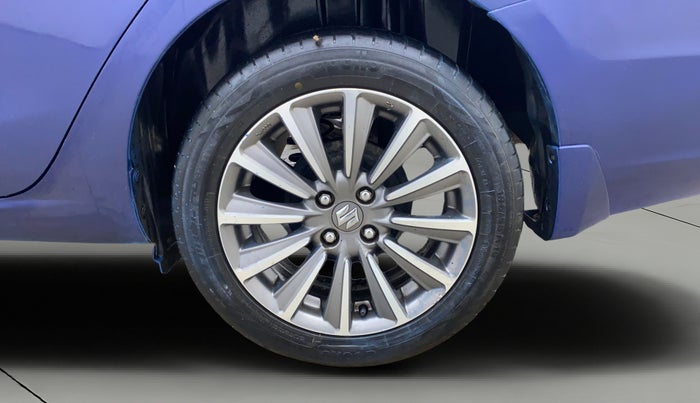 2018 Maruti Ciaz ALPHA  AT 1.5 SHVS PETROL, Petrol, Automatic, 58,671 km, Left Rear Wheel