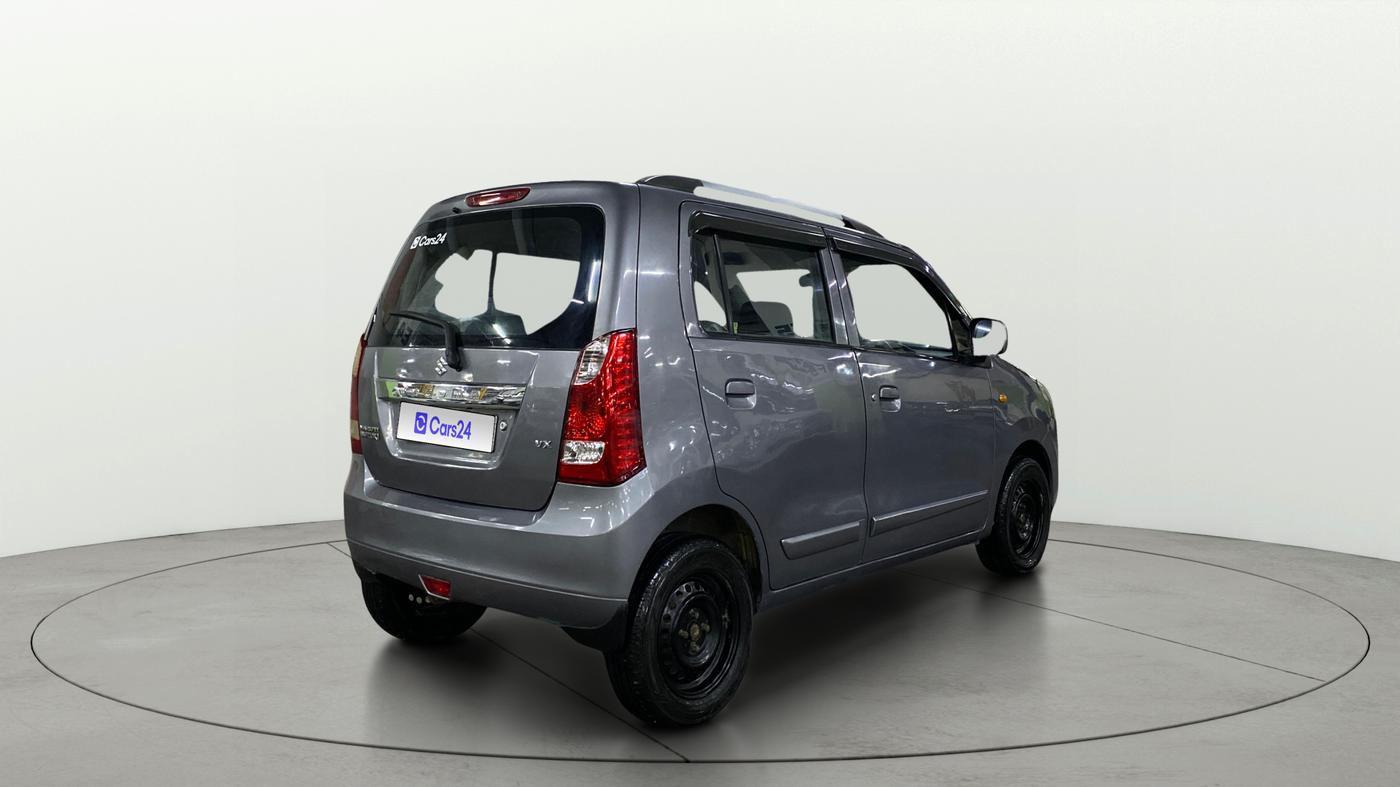 2014 Maruti Wagon R 1.0 VXI, Petrol, Manual, 1,30,675 km, Right Back Diagonal