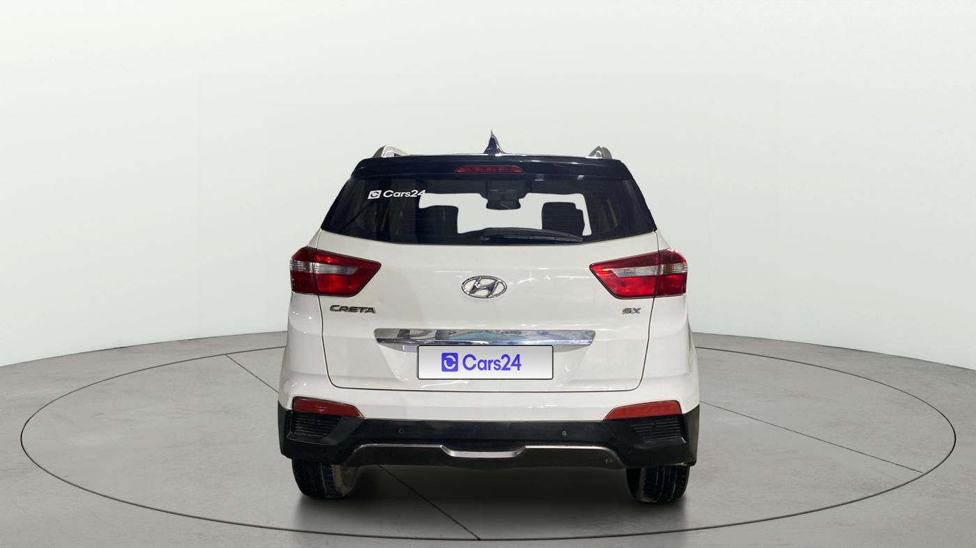 2017 Hyundai Creta SX PLUS 1.6 PETROL DUAL TONE, Petrol, Manual, 99,506 km, Back/Rear