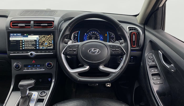 2020 Hyundai Creta SX (O) 1.4 TURBO DCT, Petrol, Automatic, 52,227 km, Steering Wheel Close Up