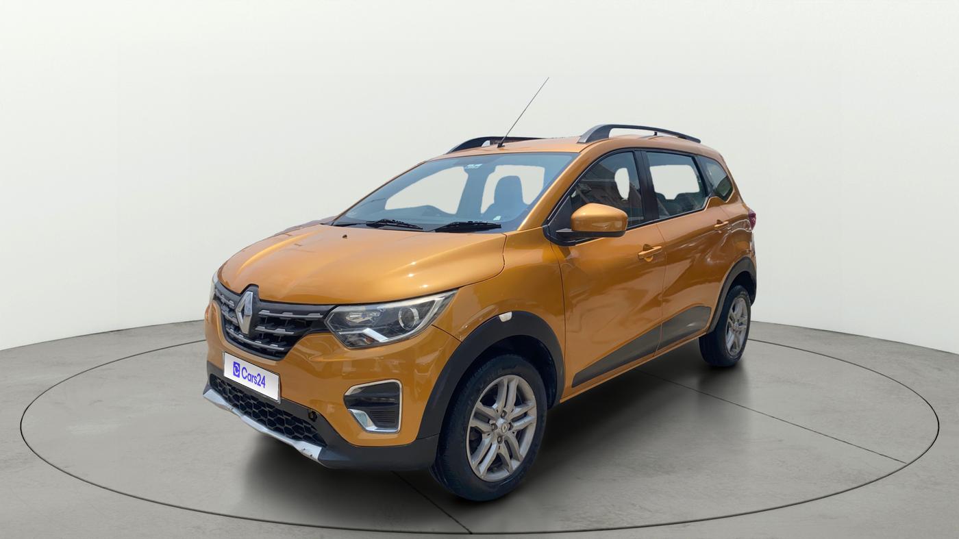 2020 Renault TRIBER RXZ AMT, Petrol, Automatic, 43,968 km, Left Front Diagonal