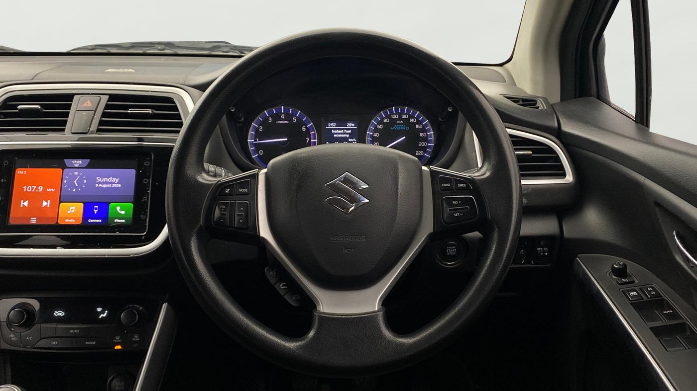 2020 Maruti S Cross ZETA 1.5, Petrol, Manual, 1,17,709 km, Steering Wheel Close Up