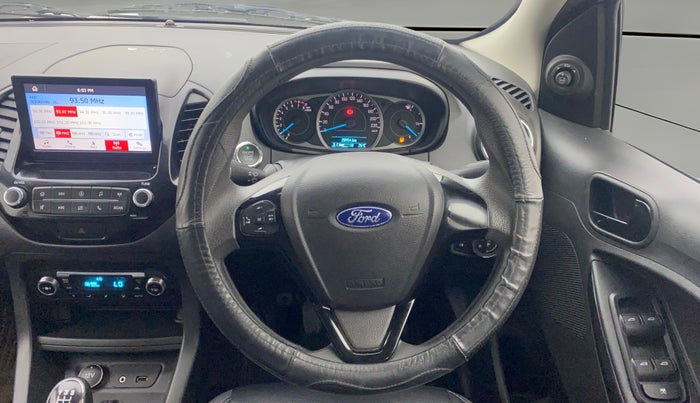 2019 Ford New Figo TITANIUM 1.2 PETROL MT, Petrol, Manual, 28,912 km, Steering Wheel Close Up