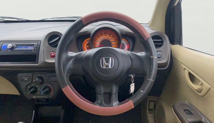 2013 Honda Brio E MT, Petrol, Manual, 31,343 km, Steering Wheel Close Up