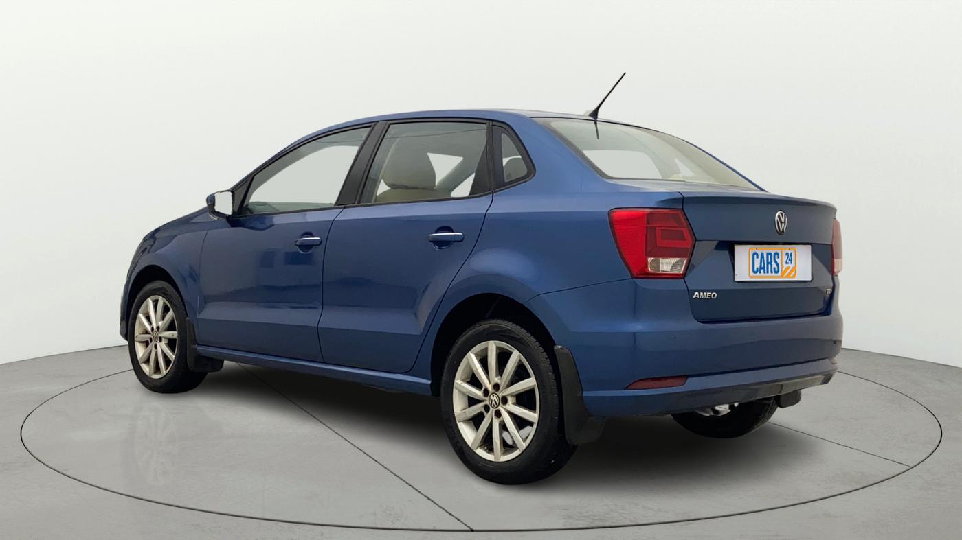 2017 Volkswagen Ameo HIGHLINE PLUS 1.5L AT 16 ALLOY, Diesel, Automatic, 41,328 km, Left Back Diagonal