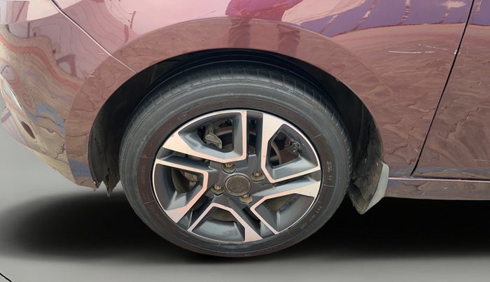 2021 Tata TIGOR XZA PLUS PETROL, Petrol, Automatic, 48,210 km, Left Front Wheel