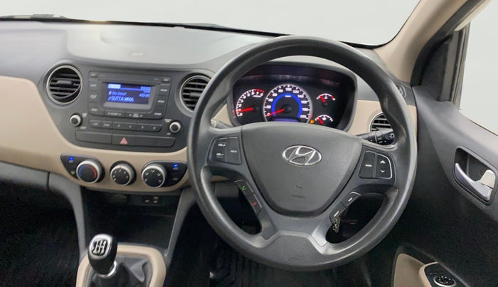 2016 Hyundai Grand i10 SPORTZ 1.2 KAPPA VTVT, Petrol, Manual, 56,646 km, Steering Wheel Close Up