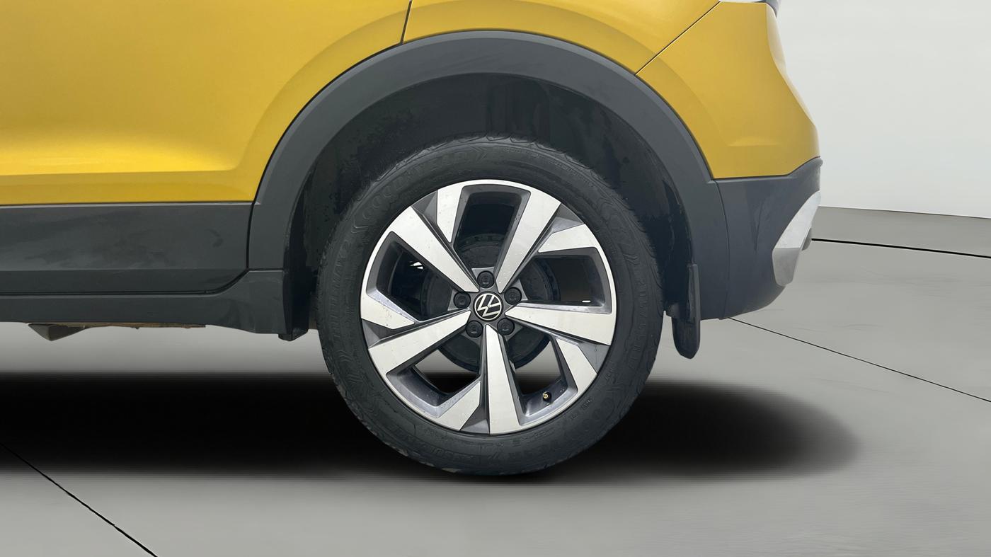 2022 Volkswagen TAIGUN TOPLINE 1.0 TSI AT, Petrol, Automatic, 27,592 km, Left Rear Wheel