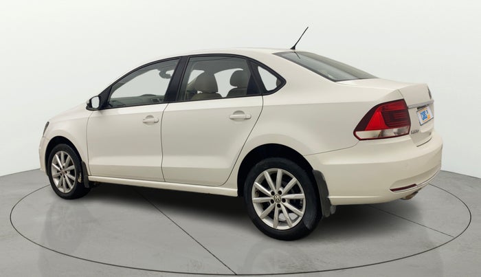 2017 Volkswagen Vento HIGHLINE PETROL AT, Petrol, Automatic, 76,300 km, Left Back Diagonal