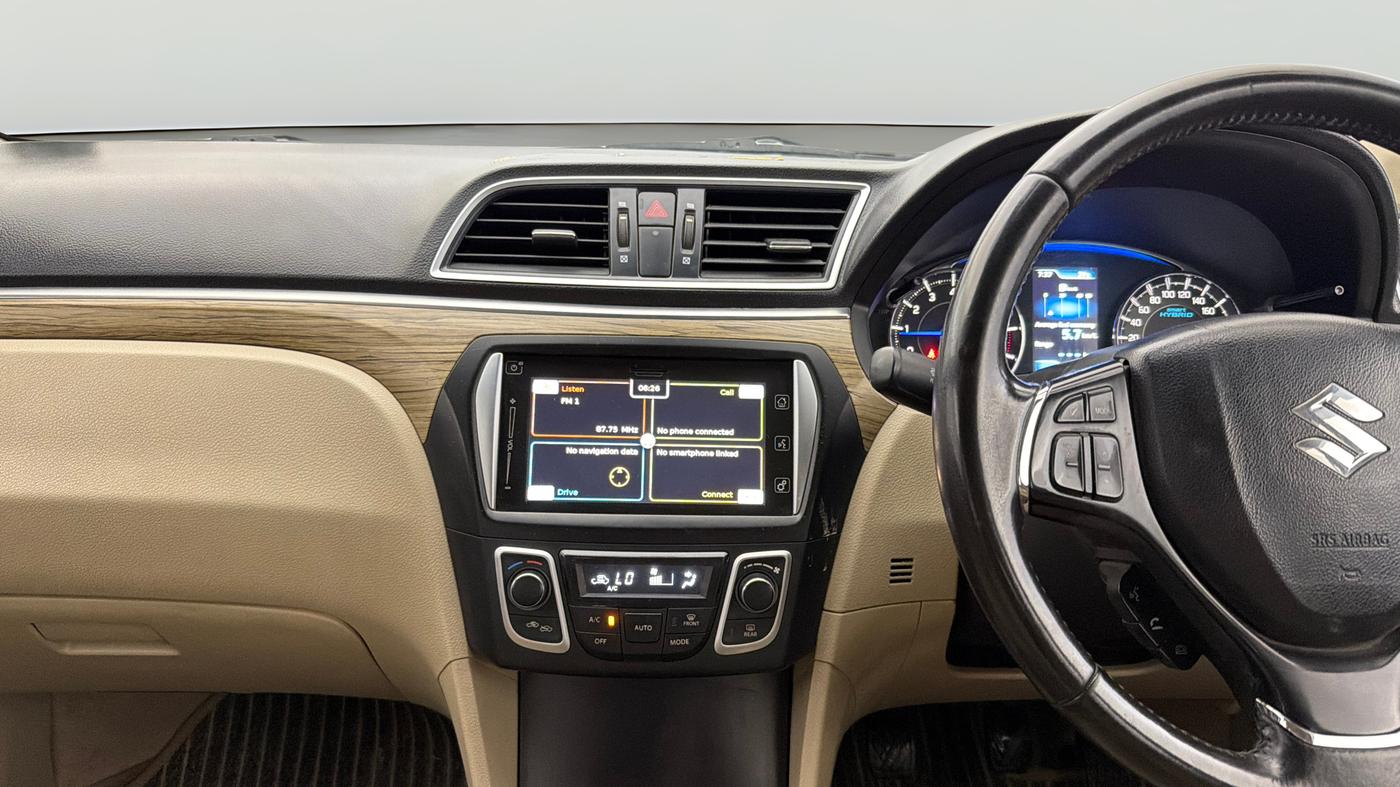 2019 Maruti Ciaz ALPHA 1.5 SHVS PETROL, Petrol, Manual, 1,05,643 km, Air Conditioner