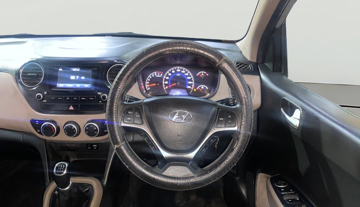 2017 Hyundai Grand i10 SPORTZ 1.2 KAPPA VTVT, Petrol, Manual, 38,426 km, Steering Wheel Close Up