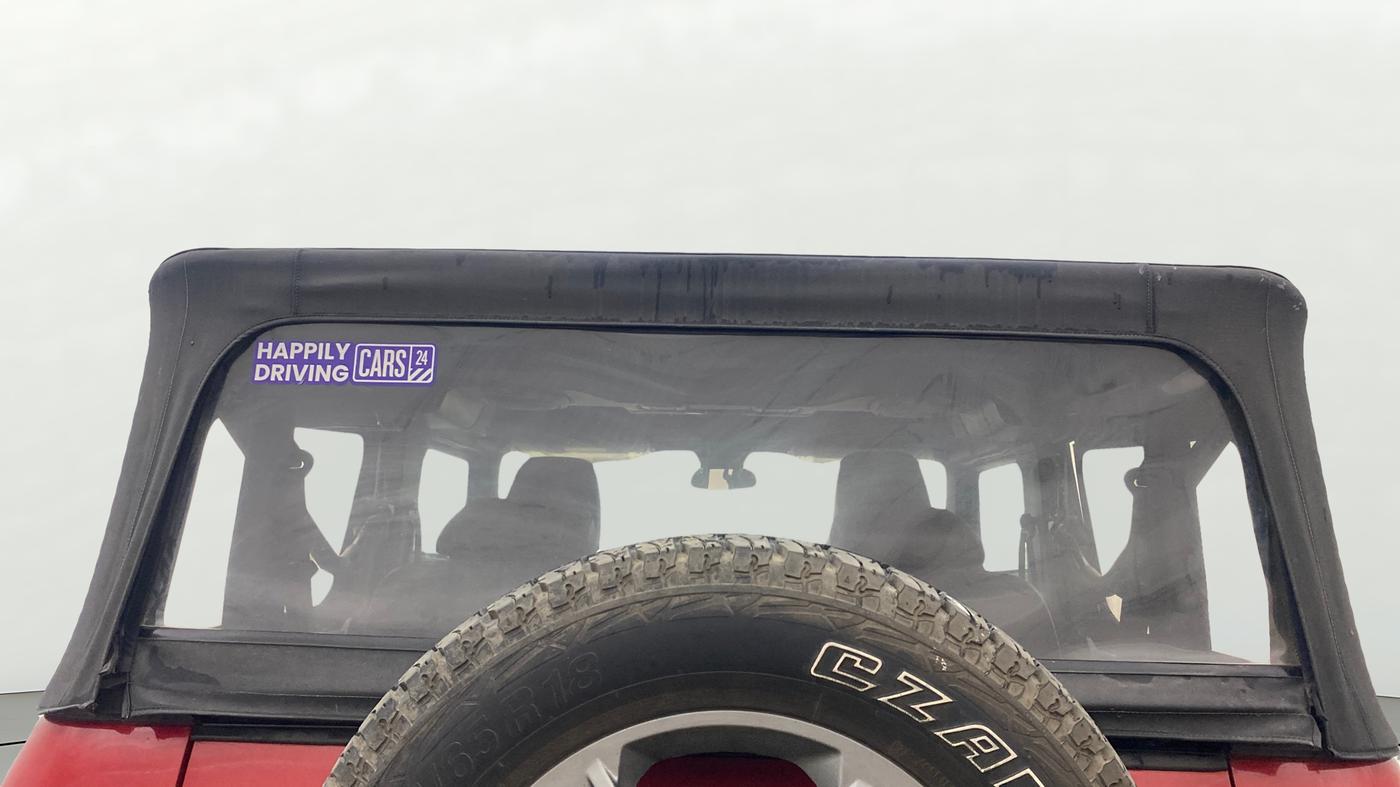 2020 Mahindra Thar LX D 4WD MT CONVERTIBLE, Diesel, Manual, 80,574 km, Rear Windshield