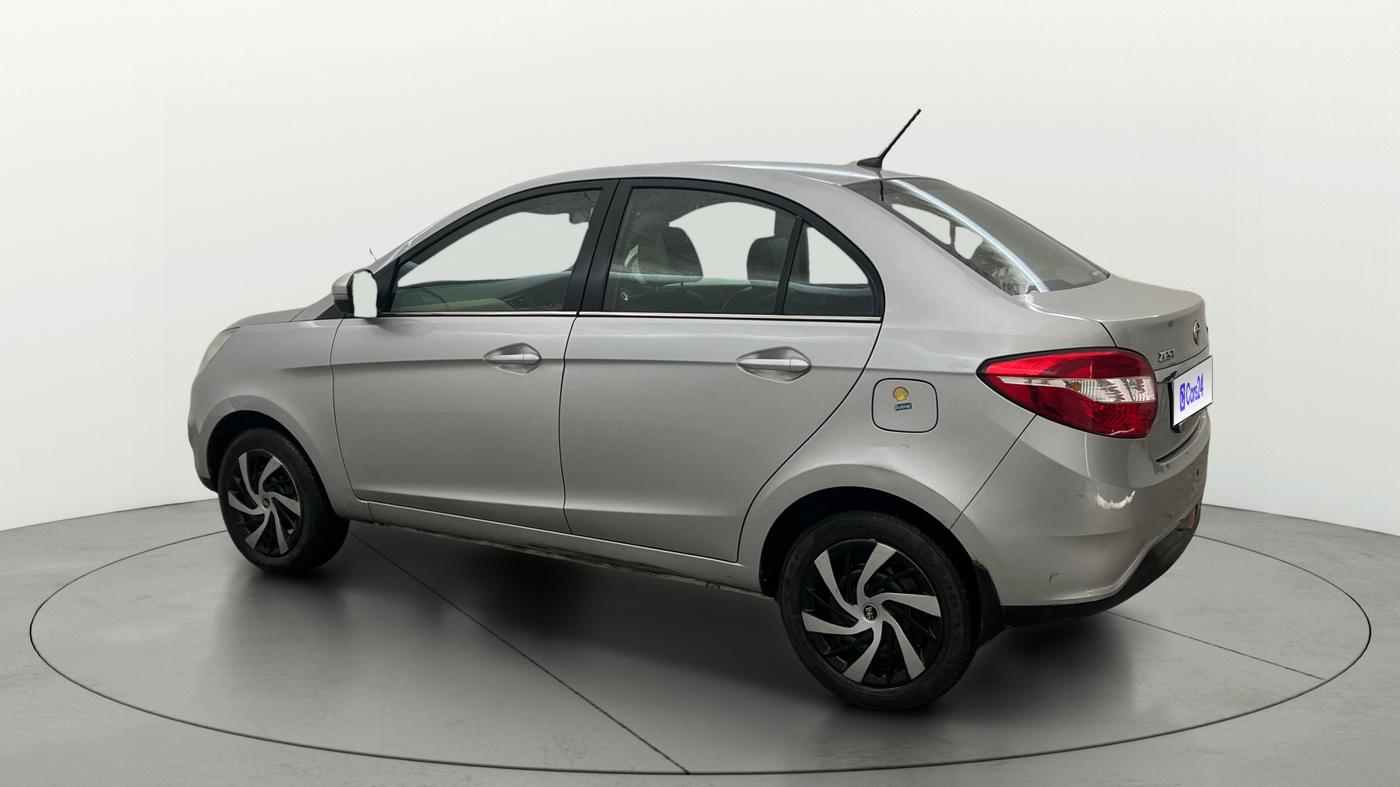 2015 Tata Zest XM PETROL, CNG, Manual, 79,089 km, Left Back Diagonal