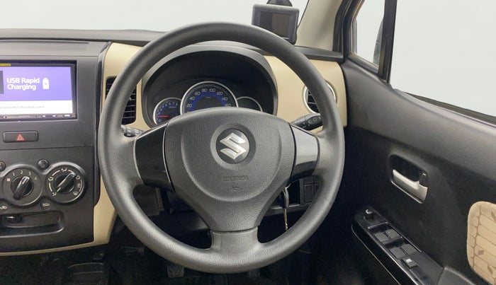 2018 Maruti Wagon R 1.0 VXI+ (O) MT, Petrol, Manual, 22,630 km, Steering Wheel Close Up