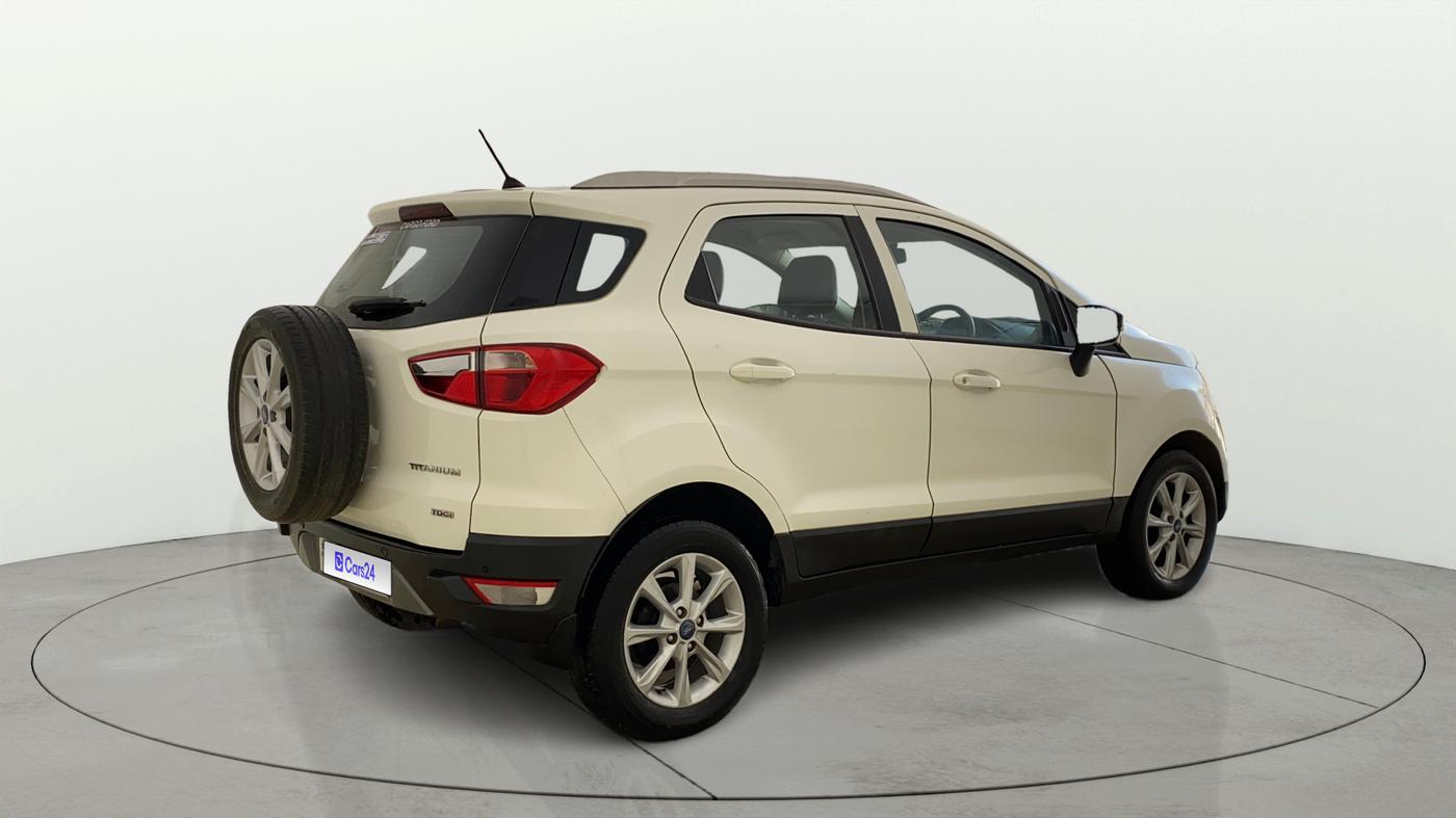 2020 Ford Ecosport TITANIUM 1.5L DIESEL, Diesel, Manual, 1,07,784 km, Right Back Diagonal
