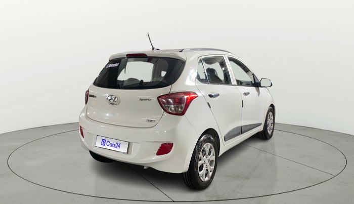 2014 Hyundai Grand i10 SPORTZ 1.2 KAPPA VTVT, Petrol, Manual, 30,174 km, Right Back Diagonal