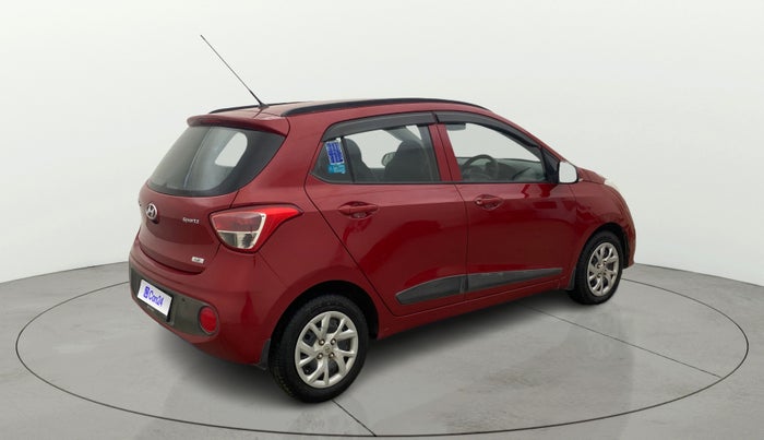 2017 Hyundai Grand i10 SPORTZ (O) 1.2 KAPPA VTVT, Petrol, Manual, 48,293 km, Right Back Diagonal