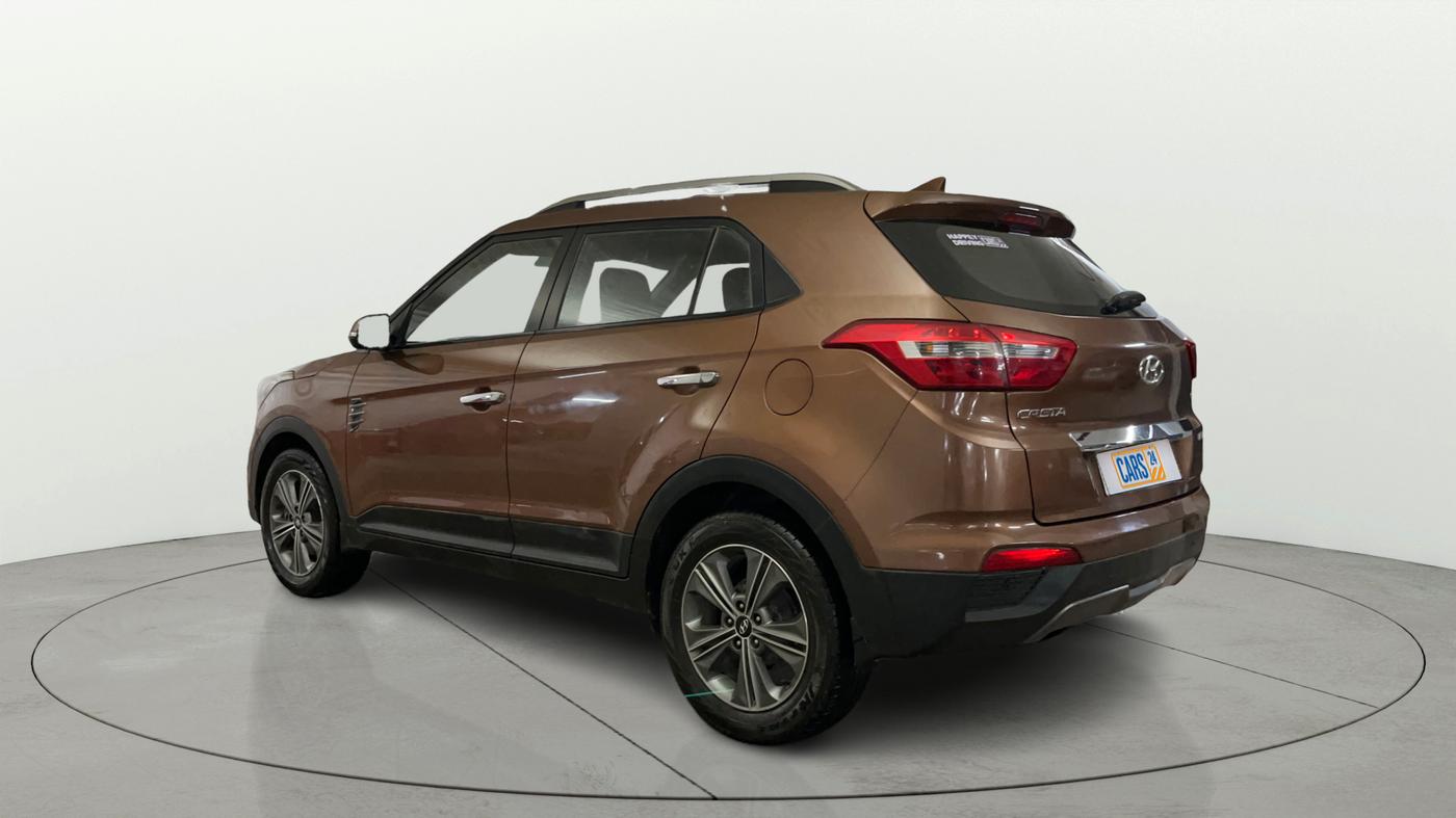 2017 Hyundai Creta SX PLUS AT 1.6 PETROL, Petrol, Automatic, 80,339 km, Left Back Diagonal