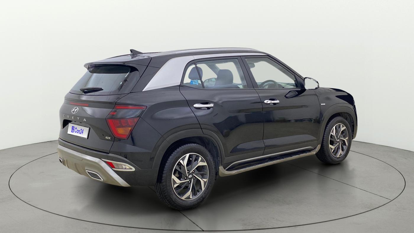 2020 Hyundai Creta SX (O) AT 1.5 DIESEL, Diesel, Automatic, 99,454 km, Right Back Diagonal